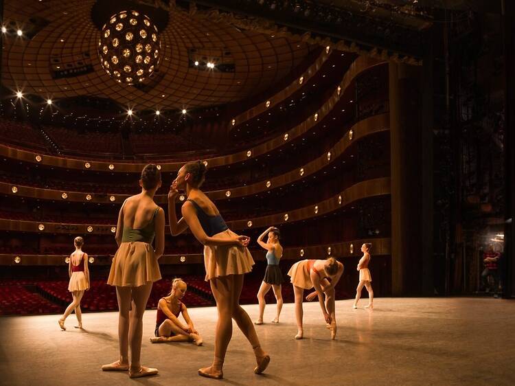 A sweeping, 140-foot multimedia installation is turning Lincoln Center into a portrait of NYC