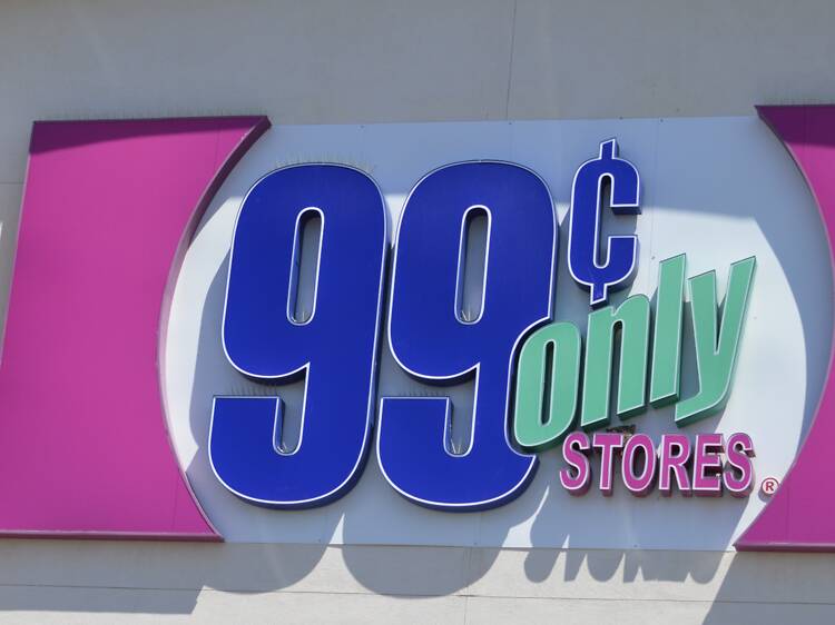 This abandoned 99 Cents Only Store has turned into an art gallery for the week